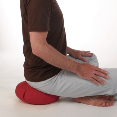 Meditationskissen Classic Yoga 7cm, erdbeerrot 