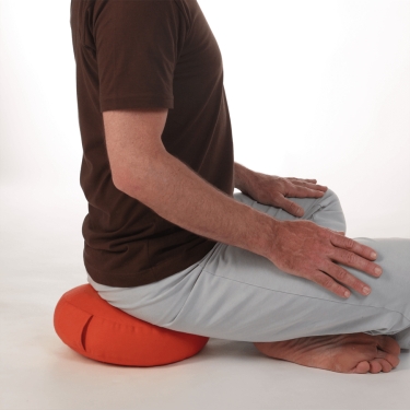 Meditationskissen Classic Yoga 7cm, rotorange 