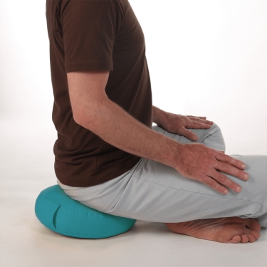 Meditation Cushion CLASSIC Yoga 7cm, turquoise 