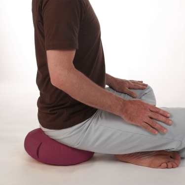 Meditationskissen Classic Yoga 7cm, weinrot 