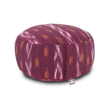 Meditation cushion ETHNO 17cm - wine red 