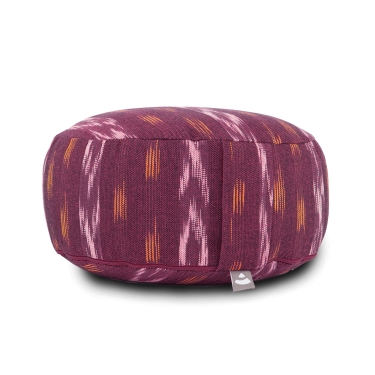 Meditation cushion ETHNO 17cm - wine red 