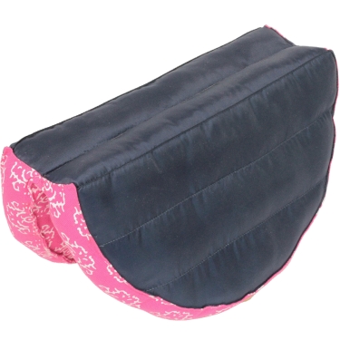 Travel pillow RAJA foldable 9cm, pink 