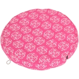 Travel pillow RAJA foldable 9cm, pink 