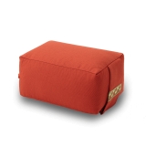 Yoga Travel Pillow MINI 10cm, red-orange 