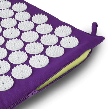 Akupressurmatte Lotus Plus mit Kissen, lila 