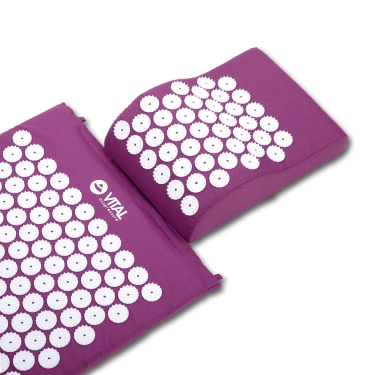 Akupressurmatte Vital -XL- 130x50cm - Aubergine 