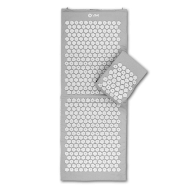 Akupressurmatte Vital -XL- 130x50cm - Steingrau 
