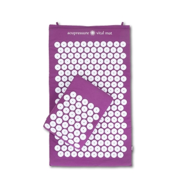Akupressurmatte Vital -L- 74x44cm - Aubergine 