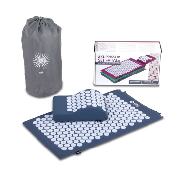 Akupressurmatte Vital -L- 74x44cm - Dunkelblau 
