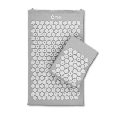 Akupressurmatte Vital -L- 74x44cm - Steingrau 