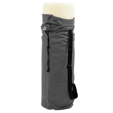 Yoga Bag Pure New Wool Mat - anthracite 