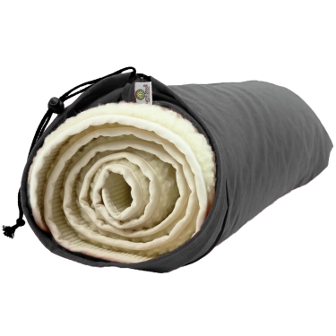 Yoga Bag Pure New Wool Mat - anthracite 