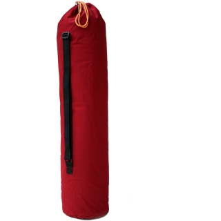 Yoga Bag Pure New Wool Mat, wine red 