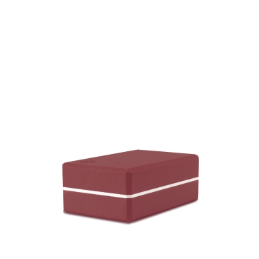 Yogablock Schaum - XL, bordeaux 