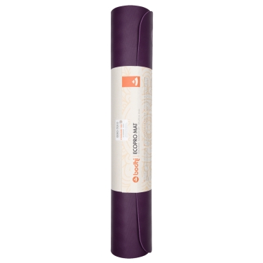 Yoga mat EcoPro 200x60cm, 4mm, purple 