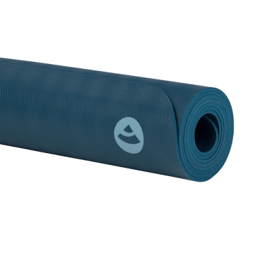Yogamatte Naturkautschuk EcoPro 4mm, 185x60cm, dunkelblau 