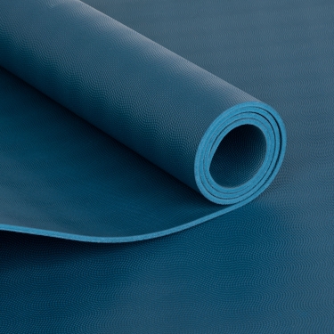 Yogamatte Naturkautschuk EcoPro 4mm, 185x60cm, dunkelblau 