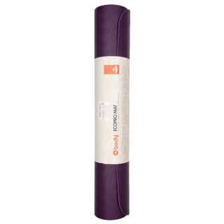 Yoga mat EcoPro 183x60cm, 4mm, purple 