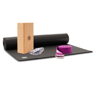 Yoga mat set studio - black 