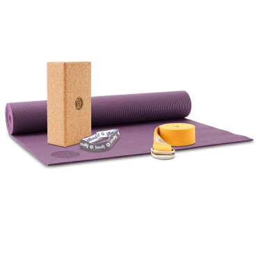 Yogamatten Set-Trend, lila 