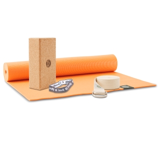 Yoga mat Set-Trend, saffron 