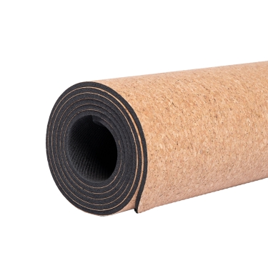 Yogamatte Kork 4mm, 185x66cm, Blume 