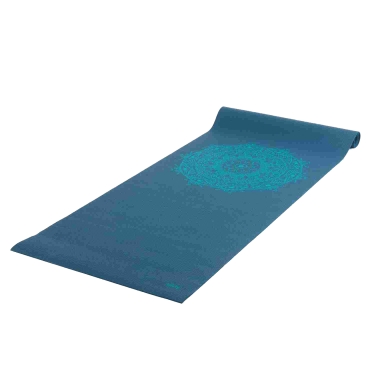 Yoga mat Mandala centric 4,5mm, 183x60cm, petrol 