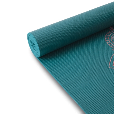 Yoga mat OM-Mandala 4,5mm, 183x61cm, petrol 