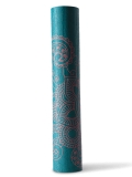 Yogamatte OM-Mandala 4,5mm, 183x61cm, petrol 