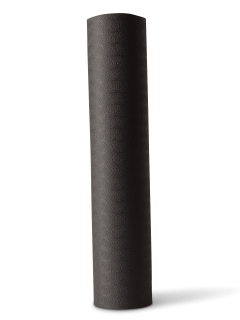 Yogamatte TPE 6mm, 183x60cm, anthrazit/hellgrau 