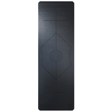 Yogamatte EcoPrint 3mm 183x60cm, schwarz 