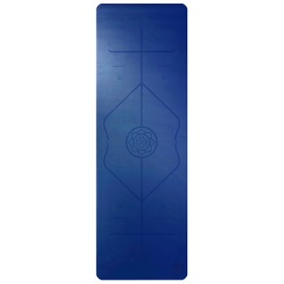 Yoga mat EcoPrint, 183x60cm, 3mm, blue 