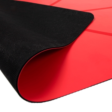 Yoga mat EcoPrint, 183x60cm, 3mm, red 