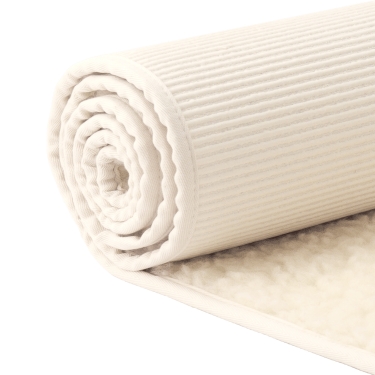Yoga mat new wool, 75x200cm, natural 