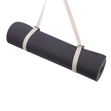 Carrying strap for yoga mats two-tone - beige/pattern 