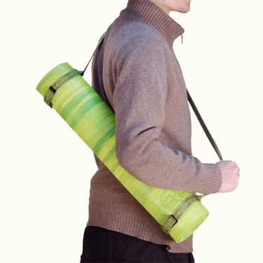 Carrying strap for yoga mat - green 