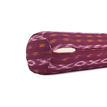 Yogabolster ETHNO 23cm - wine red 
