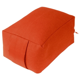 Yoga Travel Pillow MINI 10cm, red-orange 