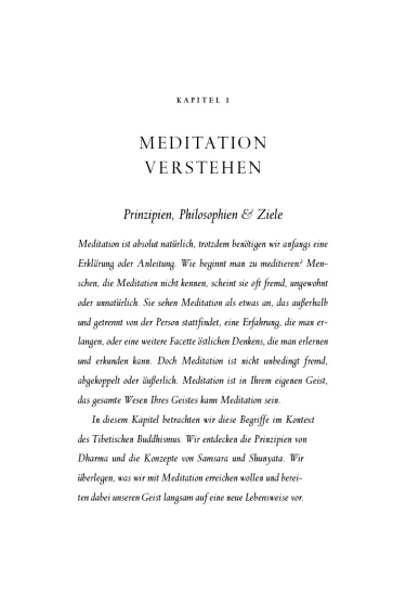 Tibetische Meditation 