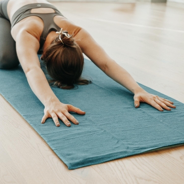 Yoga Handtuch, petrol 