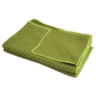 Yoga Towel Non Slip - olivegrün 