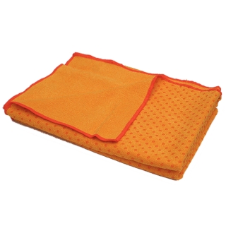 Yoga Towel NON SLIP - saffron 